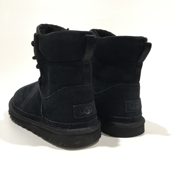 UGG NEUMEL HIKER LINED BOOTS -BLACK SUEDE -WOMEN’S US 12 -NEW - Picture 3 of 8
